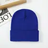 Gorro de Tricô Novo Outono e Inverno Chapéu de Lã Transfronteiriço Chapéu de Tricô Bordado com Letras Moda Tendência Versátil Chapéu para o Frio Masculino e Feminino