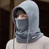 Gorro Pulóver de Una Pieza para Hombre a Prueba de Viento Invierno Juvenil para Exterior Ciclismo Protección para las Orejas Gorro de Lana Tejido para Mujer Cálido y Grueso