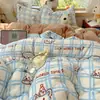 2026 Conjunto de Cama Espesso de Lã de Leite Quatro Peças Conjunto de Cama de Três Peças Classe A Capa de Edredom Lençol de Cama Conjunto de Quatro Peças Conjunto de Cama