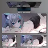 Alfombrilla de Ratón Extra Grande para Hombres y Mujeres, Alfombrilla Bidimensional Resistente a Manchas, Escritorio de Oficina Juego, Alfombrilla de Ratón E-Sports Anime Hatsune