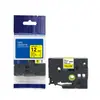 Para Máquina de Etiquetas Original Brother Papel de Impressão 12mm Papel de Etiqueta 36mm Letra Preta 24PT-E100 Papel de Etiqueta D210E115B