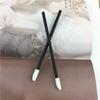 Pincel labial descartável pincel para corretivo preto pincel com ponta para gloss labial ferramenta de beleza portátil