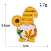 Nuevos Parches Bordados por Computadora Serie Cosecha de Otoño Bordado con Lentejuelas Transfronterizo Parches de Tela con Bordado de Hoja de Arce Calabaza Maíz Venta al por Mayor
