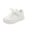 Zapatos Blancos para Niños y Niñas, Tenis Bajos, Nuevos Zapatos Casuales de Color Puro para Primavera y Otoño, Versátiles Zapatos Deportivos para Estudiantes con Suela Suave