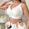 Sujetador adhesivo talla grande bestseller transfronterizo con diseño de jacquard francés estilo chino, transpirable, soporte lateral para el pecho, lencería inalámbrica para mujer