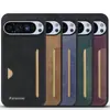 Funda de Cuero Retro Protectora con Borde Suave Anticaídas para Teléfono Móvil Google Pixel 10Proxl Tarjeta Google 9A