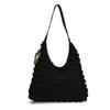 Bolsa Primavera 2025 Nova Relaxada Ins Bolsa de Ombro Axilar Casual Fashionable Moderna Mão Cor Sólida Tote