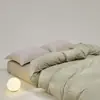 Funda de edredón de algodón peinado de fibra larga de alta gama para otoño e invierno, 100 hilos, Sábana bajera ajustada suave engrosada de algodón puro para dormir sin ropa, Diseño simple