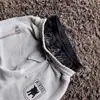 Pantalones de chándal plegables de estilo callejero Y2K con estampado y bordado de doble cintura, estilo europeo y americano, transfronterizos, casual, de pierna recta