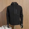 Chaqueta con capucha soft shell, resistente al viento, al agua y al desgaste para exteriores, con tecnología de corte 3D y forro polar 13444
