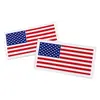 Insignia de Velcro con Bandera Americana Spot del Fabricante Etiqueta de Plástico Estéreo 3D Sello Suave de Goma PVC para Ropa, Zapatos y Sombreros