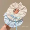 Goma para el pelo de encaje con estilo perezoso para mujer, Diadema de alta gama, Cuerda para el pelo versátil coreana, Accesorio para el pelo, Banda elástica alta para el pelo