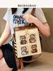 Fábrica de Origen Beibao Nueva Moda Casual Versátil Bolso Cuadrado Pequeño Diseño Original Bolso de Mano y Mochila para Mujer