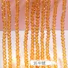 Cuentas para Ruedas de 2/3/4/6/8mm Accesorios para Joyería DIY Cuentas Sueltas de Cristal Color Estándar Transparente Cadena Completa