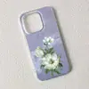 Flores Gotas D'água Adequadas para Capa de Celular Apple 16Pro Iphone17 Menina 14Promax13 Nicho 15 Criativo