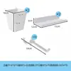 Estante de Almacenamiento de Metal con Tablero Perforado Estante Estantería Tablero Perforado Acero Inoxidable Ferretería Almacenamiento de Herramientas Tablero Colgante Pared