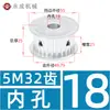 Polia síncrona 5M, dupla face plana, 5M 32 dentes, largura da ranhura 11/16/21/27, tipo AF, para acionamento por correia síncrona