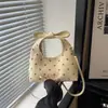 Bolso de Lunares Exquisito y de Moda de Nicho para Mujer 2026 Nueva Moda Bolso Cruzado Versátil Bolso de Mano Mini Bolso Croissant