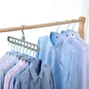 Organizador de almacenamiento de perchero de nueve agujeros, perchero mágico multifuncional colgante de múltiples capas, engrosado, giratorio, antideslizante, para organización de dormitorio
