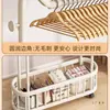 Cabide de Roupas de Chão Cabide de Roupas para Quarto Varanda de Casa Cabide Secador de Roupas Leve de Luxo Quarto de Estudante Cabide Simples de Armazenamento