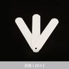 Etiqueta de um caractere perfurada com cabeça redonda à prova d'água resistente ao sol cartão de jardinagem planta verde suculenta logotipo de flor atacado