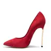 Zapatos de Moda para Mujer Transfronterizos, Tacones Metálicos Ultra Altos, Tacones Altos, Zapatos para Mujer Talla Grande Aliexpress, Zapatos de Salón para Mujer
