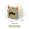 Cama para Gato Monstruo Linda Personalizada para Mascotas Tianyuan Modelo Nuevo Sofá Cojín Tipo Yurta Mongola Nido Cálido de Invierno Procesamiento