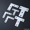 Accesorios para Perfiles de Aluminio al por Mayor 2020 3030 4040 Tipo L Tipo T Conexión Recta Placa de Hierro Placa de Conexión de Refuerzo de Ángulo Recto