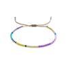 Pulseira Pequena Empilhada de Miçangas de Arroz Miyuki Antigas de Nicho Ins Menina Sorte Corda de Mão Tecida Namorada Mesmo Estilo