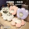 Pelúcia Coelho Carto Série Casa Almofada de Pelúcia Patas de Urso Almofada de Escritório Almofada de Sofá Boneca Fofa de Garra de Gato