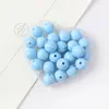 Cuentas Acrílicas de Color Sólido de 6-16 mm, Cuentas de Colores Dulces Macarrón, Cuentas de Colores Mixtos Navideños, Accesorios para Joyería DIY
