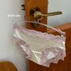 Nueva Ropa Interior de Encaje Perlado para Niñas Deseo Puro Cómoda Transpirable Encaje Francés Sexy Encaje Bacteriostático Calzones