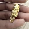 Accesorios de Oro Mate Pixiu Vajra Pestle Incrustado con Zircón Calado Moda Collar para Hombre y Mujer DIY Joyería Colgante Colgante