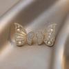 Pendientes de mariposa de cristal con aguja de plata S925 para mujer, explosivos, combinables, ligeros, de lujo, pequeños, estilo Chanel, a la moda, elegantes, colección de pendientes.