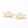 Campanas de Viento Ins Atrapasueños de Cristal Colgante DIY Accesorios de Joyería de Latón Cinturón de Corte Transfronterizo Colgante Flor de Loto