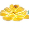 Flores Artificiais Grandes Emissoras de Luz LED para Exibição em Shopping, Flores Decorativas Grandes para Montagem de Cenário de Casamento, Flores Artificiais de Peônia