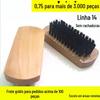 Escova de sapato Oval Madeira de Lótus escova média atacado limpeza roupas sapatos cuidado plástico não rachante PP Seda