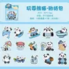 Capibala Capibara Serie Panda Lindos Pegatinas para Diario de Mano Material Decorativo Dibujos Animados Creativos Pegatinas DIY Papelería