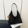 Bolso tote de gamuza con estampado de leopardo Shuai Mi Jia, bolso de hombro de moda para ir al trabajo, bolso simple casual de gran capacidad para mujer