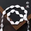 Perla de Agua Dulce Natural Barroca Forma de Diamante Cuentas Sueltas DIY Collar Enfilado Joyería Hecha a Mano Cuentas Accesorios de Joyería