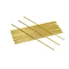 Brochetas de Bambú Desechables Fabricante Brochetas para Albóndigas Barbacoa Brochetas de Hierro No Magnéticas Brochetas Redondas Rábano Brocheta Picante para Saltear Flores Carne Pollo