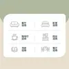 Sofá de tela para sala de estar, nuevo modelo 2026, de dos plazas, estilo moderno simple, adecuado para apartamentos de alquiler, dormitorio, sofá pequeño de línea recta
