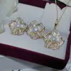 Accesorios de Perlas DIY Aguja de Plata Popular Chapado en Oro de 18K Microincrustado Circonita Aretes de Presión de Cisne Montura Vacía Arete Accesorios de Perlas