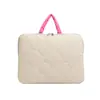 Bolso para portátil de estilo coreano con bloques de color, funda interior para iPad de 11 pulgadas, bolsa de almacenamiento, bolso para portátil portátil de 14 pulgadas