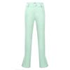 Calças de golfe calças boca de sino calças esportivas femininas corte slim perna longa stretch calças com fenda vestuário feminino