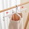 Percha multifuncional para pantalones a prueba de viento, giratoria, portátil, tendedero cruzado, percha para pantalones, estante para pantalones, pinza para pantalones, pinza para calcetines