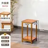 Estante para Flores Casero, Estante de Almacenamiento de Pie para Sala de Estar, Soporte de Exhibición de Macetas de Bambú, Estante de Flores de Múltiples Niveles para Plantas Verdes en Balcón