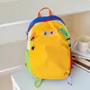 Mochila Grande para Estudiantes Estilo Coreano Bloque de Color de Moda Unisex para Niños Bolso de Doble Hombro Elegante Mochila de Viaje para Niños Color Caramelo