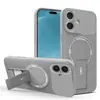 Funda para Teléfono Móvil con Textura de Fibra de Carbono Pindun Adecuada para Apple 17Promax Soporte Magnético 16E Gama Alta 11 Moderno 13