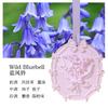 Lirio del Valle, Gypsophila, Etiqueta Colgante de Aromaterapia de Yeso con Relieve de Rosa, Ambientador para Armario del Hogar, Tableta de Fragancia para Coche